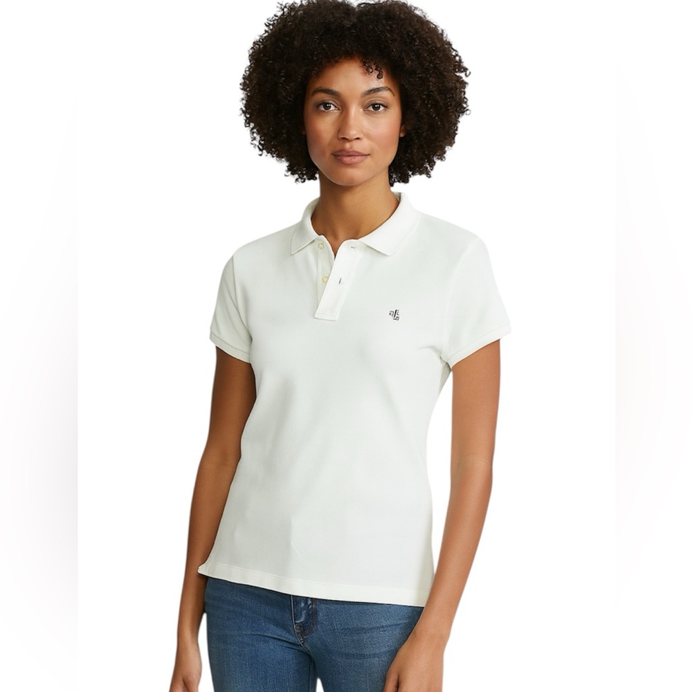 Lauren Ralph Lauren White Short Sleeve Polo